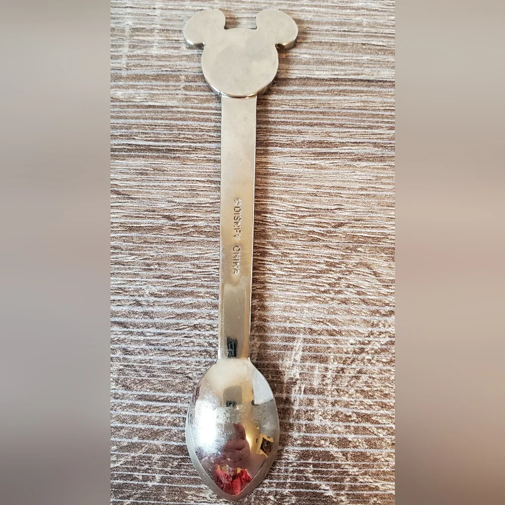 Vintage Walt Disney World 2007 Disney Silver Serving Spoon with Emblem